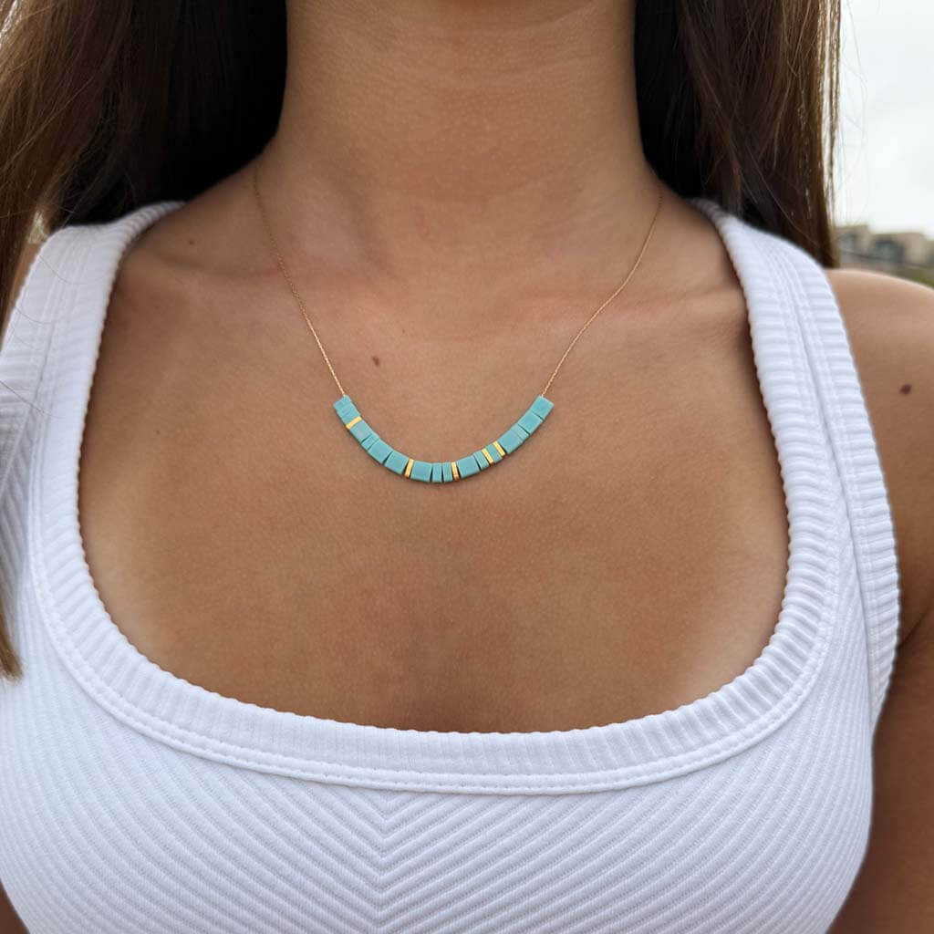 Tila Morse Code Necklace - Solid Collection