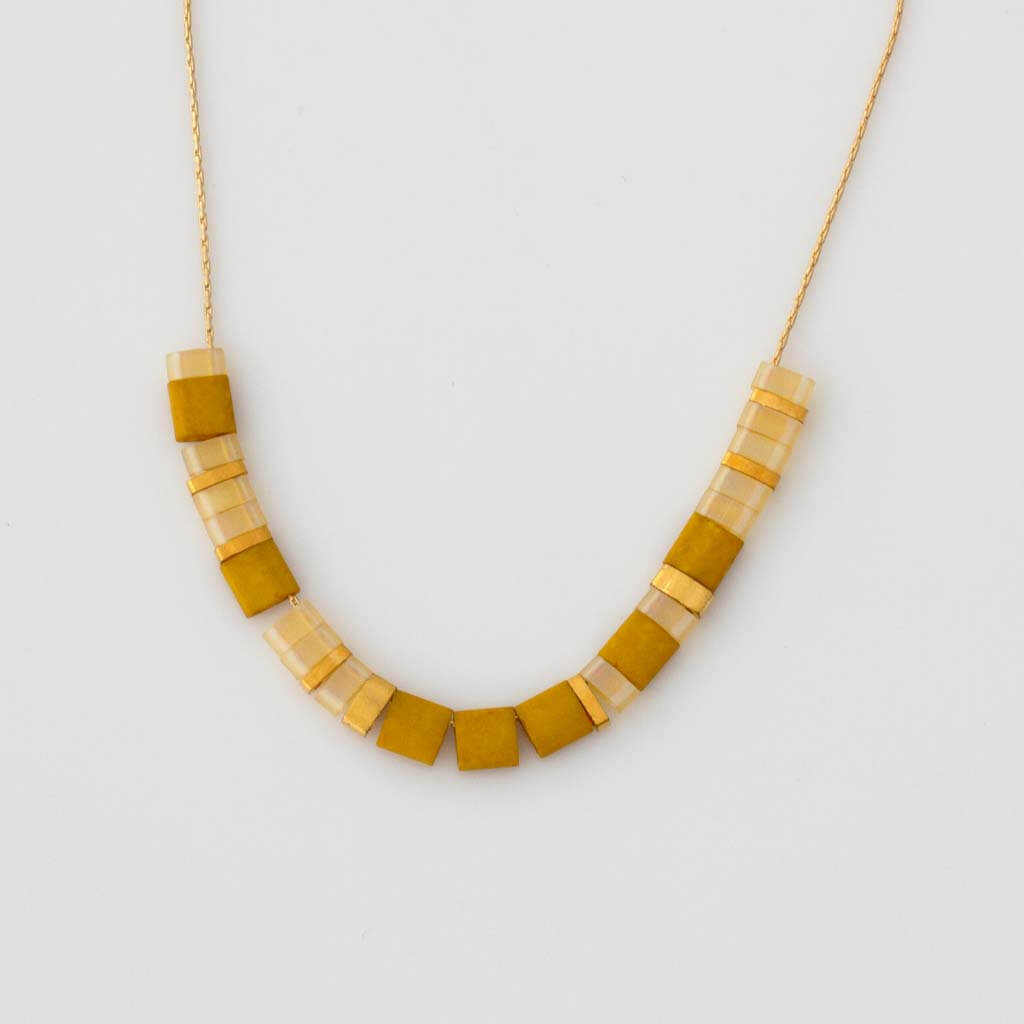 Tila Morse Code Necklace - Monotone Collection