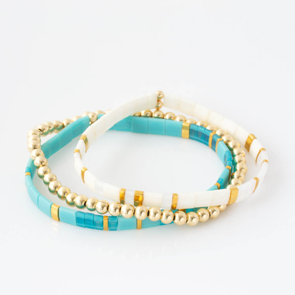 Custom Tila Morse Code Bracelet - Monotone Collection