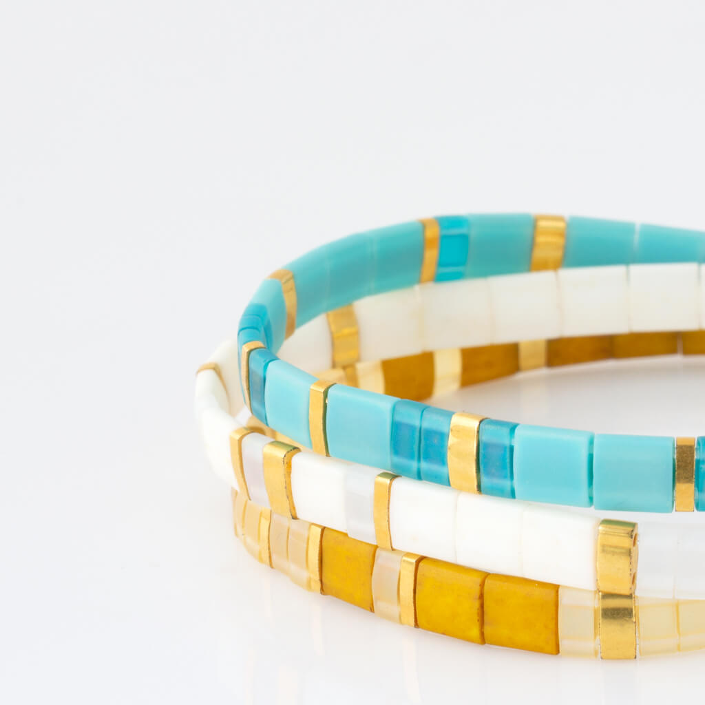 Custom Tila Morse Code Bracelet - Monotone Collection
