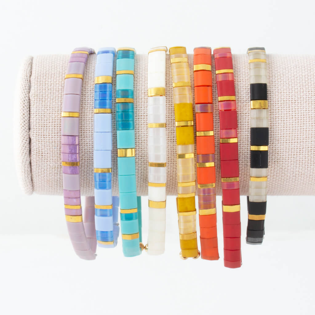 Custom Tila Morse Code Bracelet - Monotone Collection