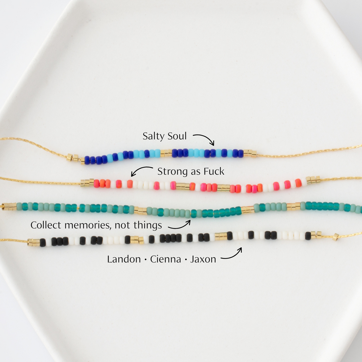 Custom Two-Tone Morse Code Necklace