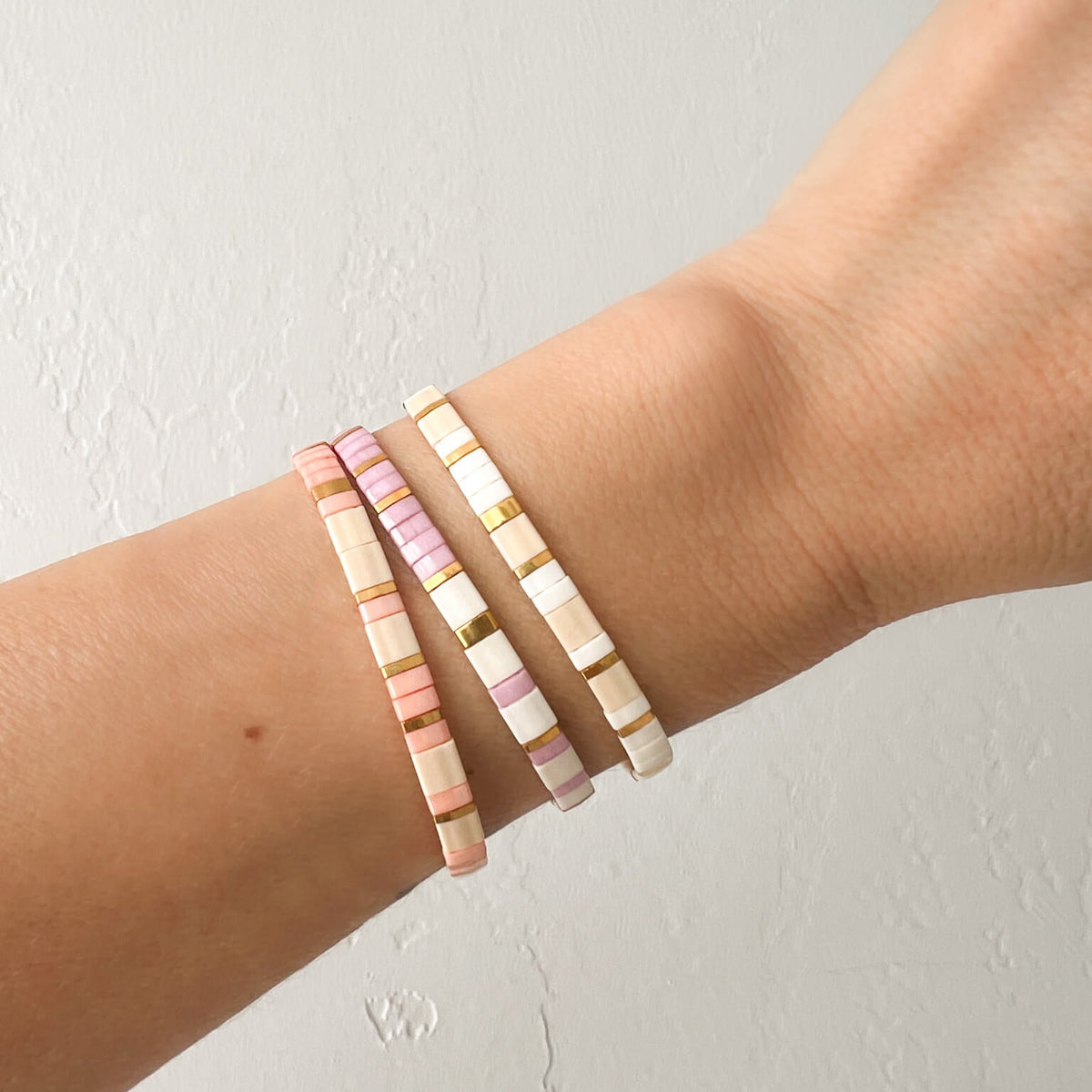 Custom Tila Morse Code Bracelet - Two-Tone Collection