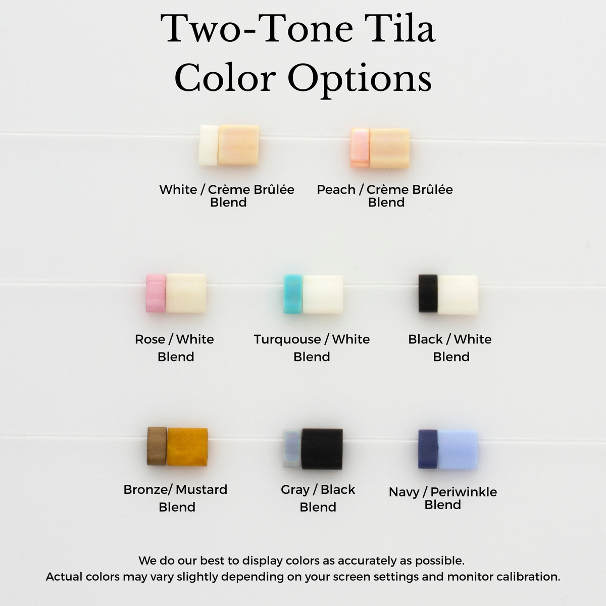 Custom Tila Morse Code Bracelet - Two-Tone Collection