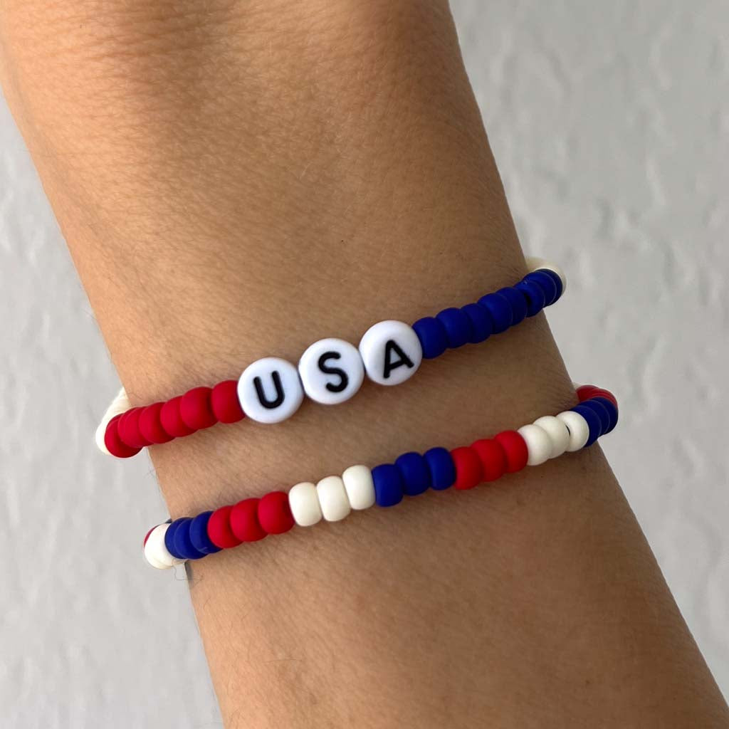 U.S.A. Bubble Bracelet Set