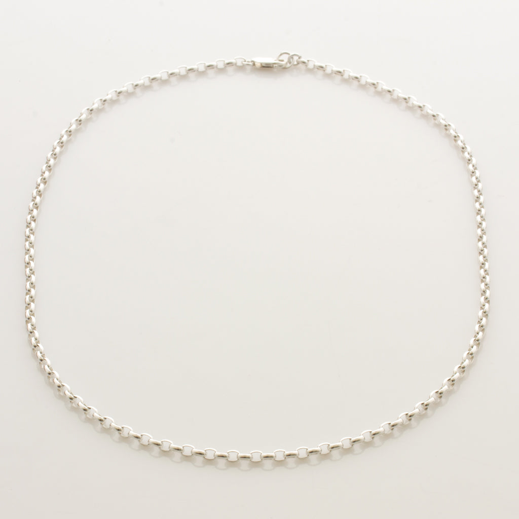 Silver Rolo Chain - LEILA