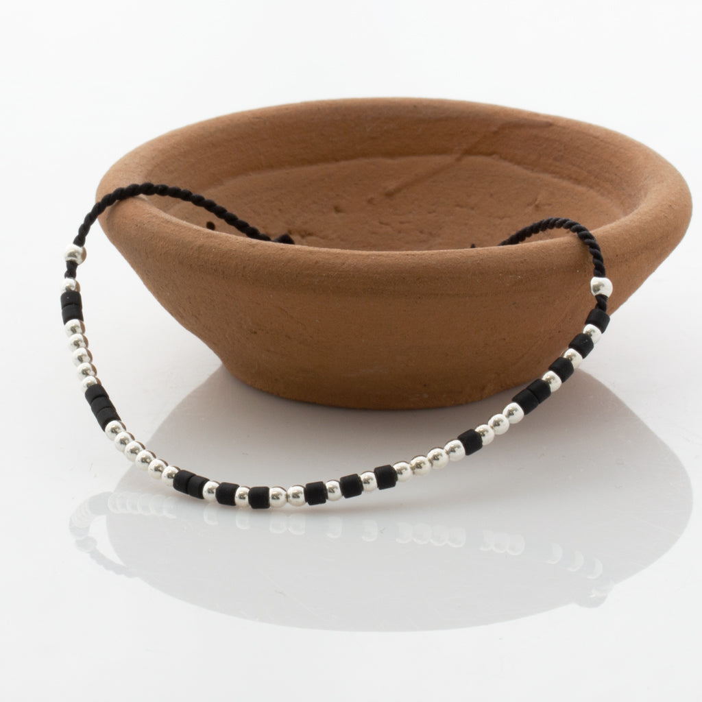 "What The Actual Fuck" Silk Morse Code Bracelet