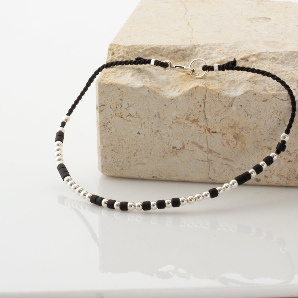"What The Actual Fuck" Silk Morse Code Bracelet