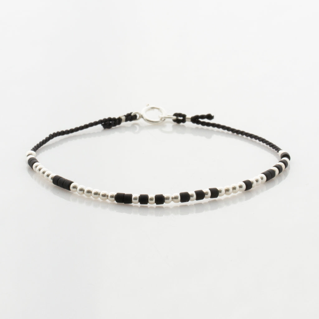 "What The Actual Fuck" Silk Morse Code Bracelet