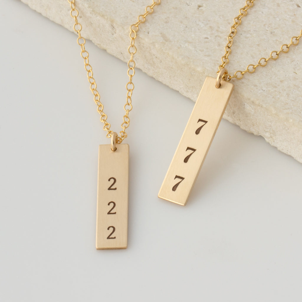 Gold Angel Number Necklace, Lucky Numbers Necklace Gold Charm Pendant  Personalized Gift Jewelry 111 222 333 444 555 666 777 888 999 for Her -  Etsy | Personalized gifts jewelry, Number necklace, Gold charm