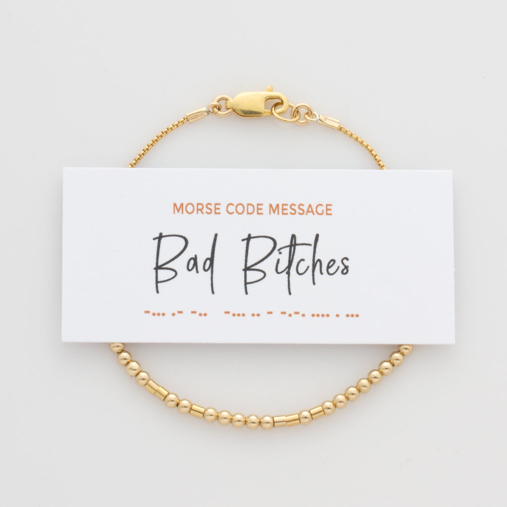 &quot;Bad Bitches&quot; Morse Code