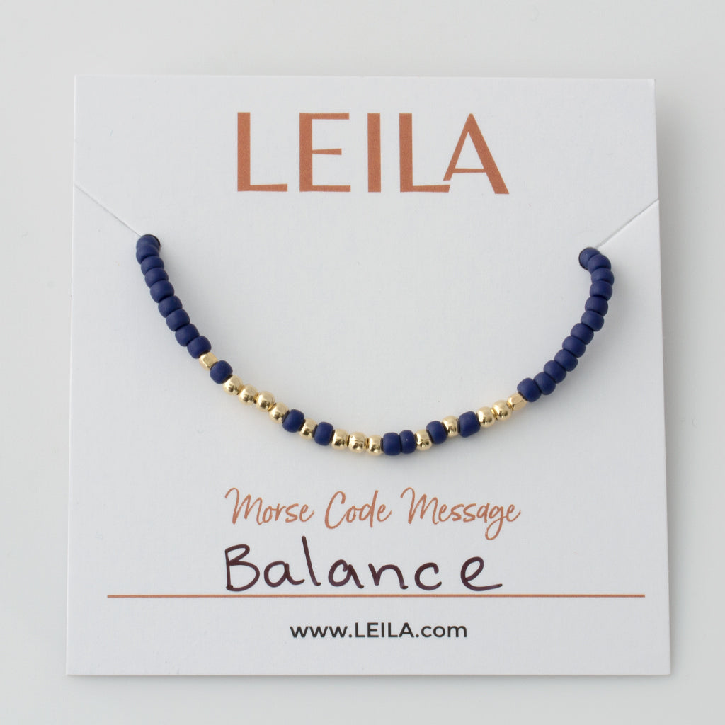 Word of the Year Endless Morse Code Bracelet