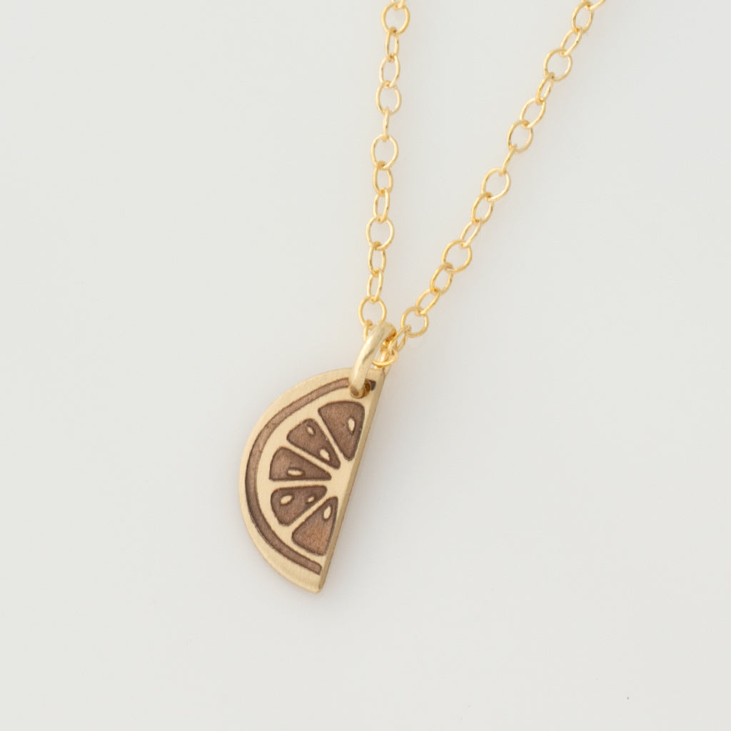 Citrus Slice Necklace