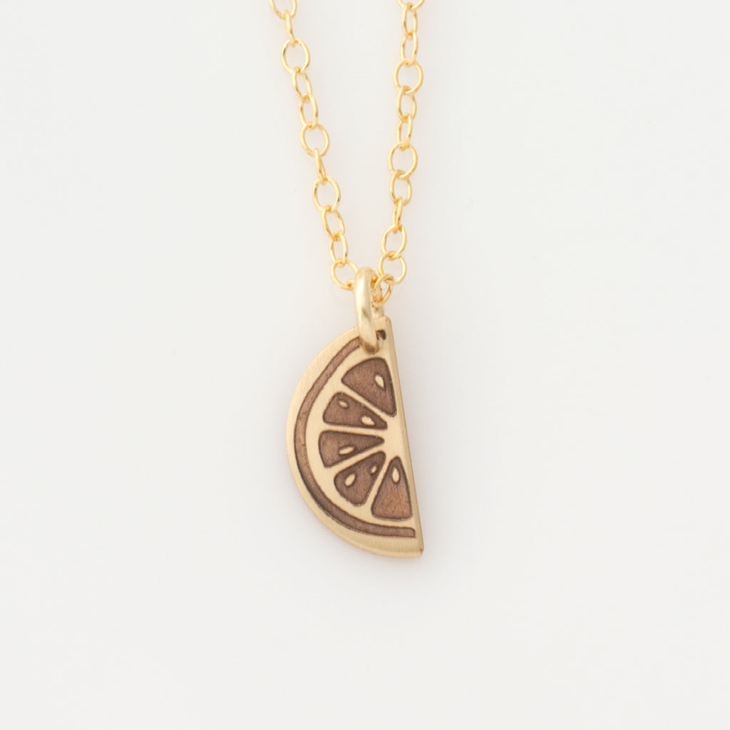 Citrus Slice Necklace