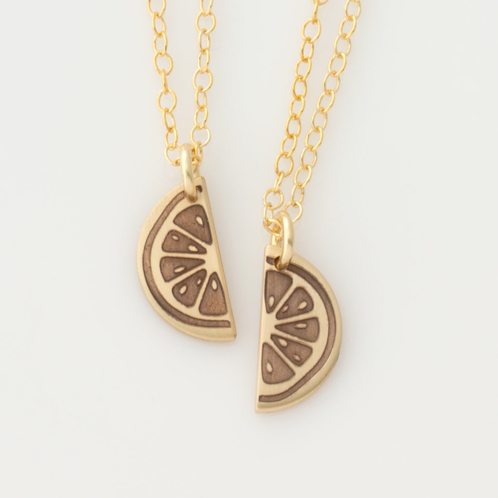 Citrus Slice Friendship Necklaces