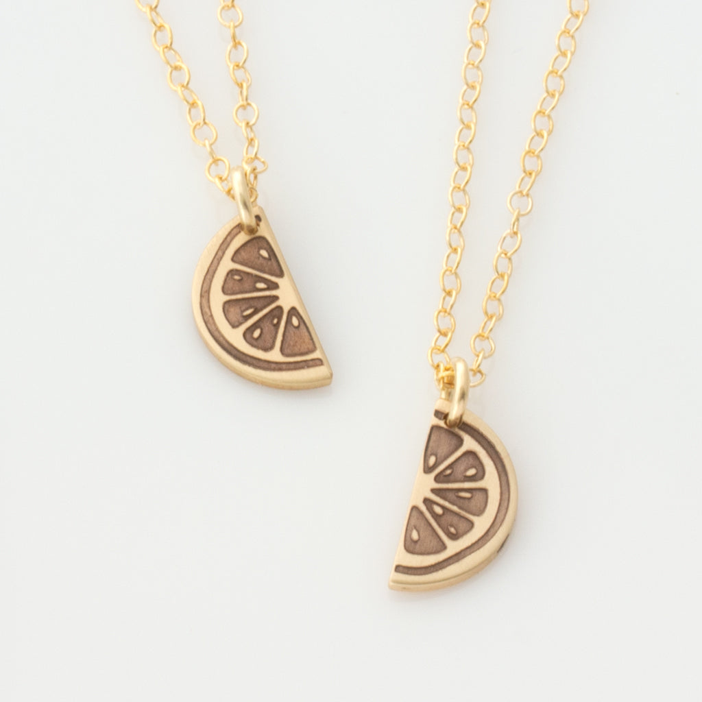 Citrus Slice Friendship Necklaces