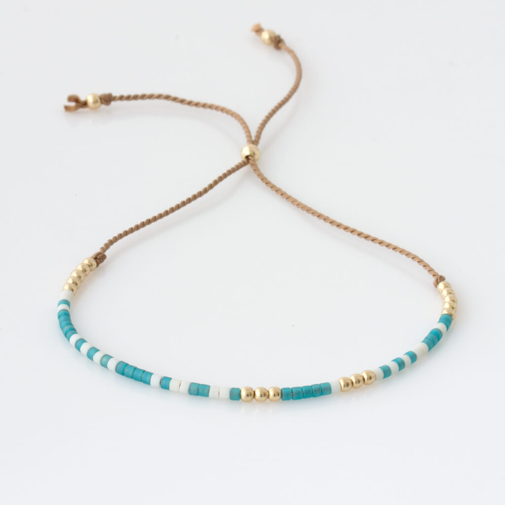&quot;Fuck The Patriarchy&quot; Adjustable Silk Morse Code Bracelet
