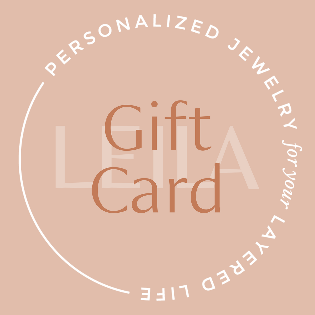 LEILA Digital Gift Card