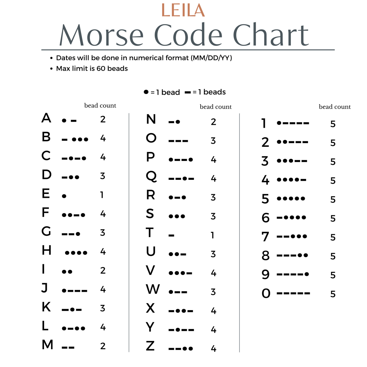 Silver Morse Code Bracelet