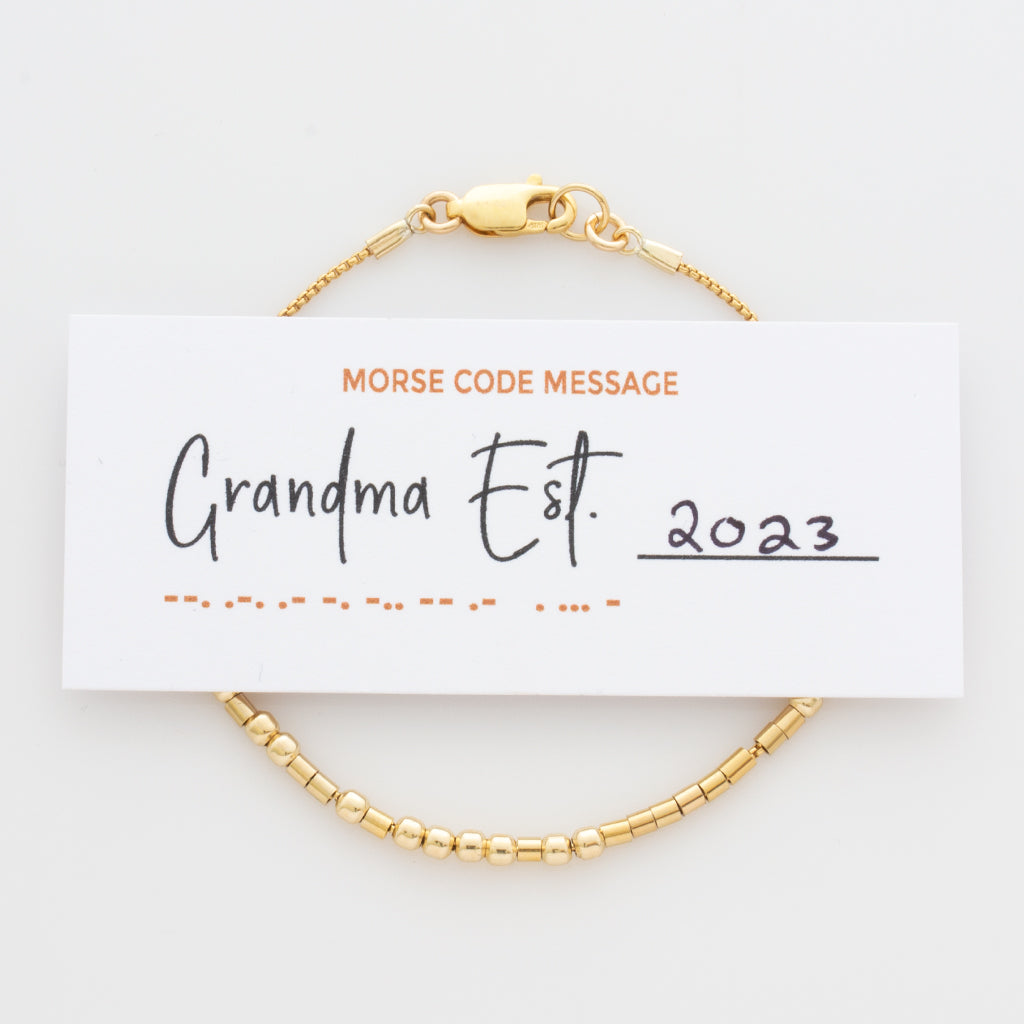 &quot;Grandma Est&quot;  Morse Code