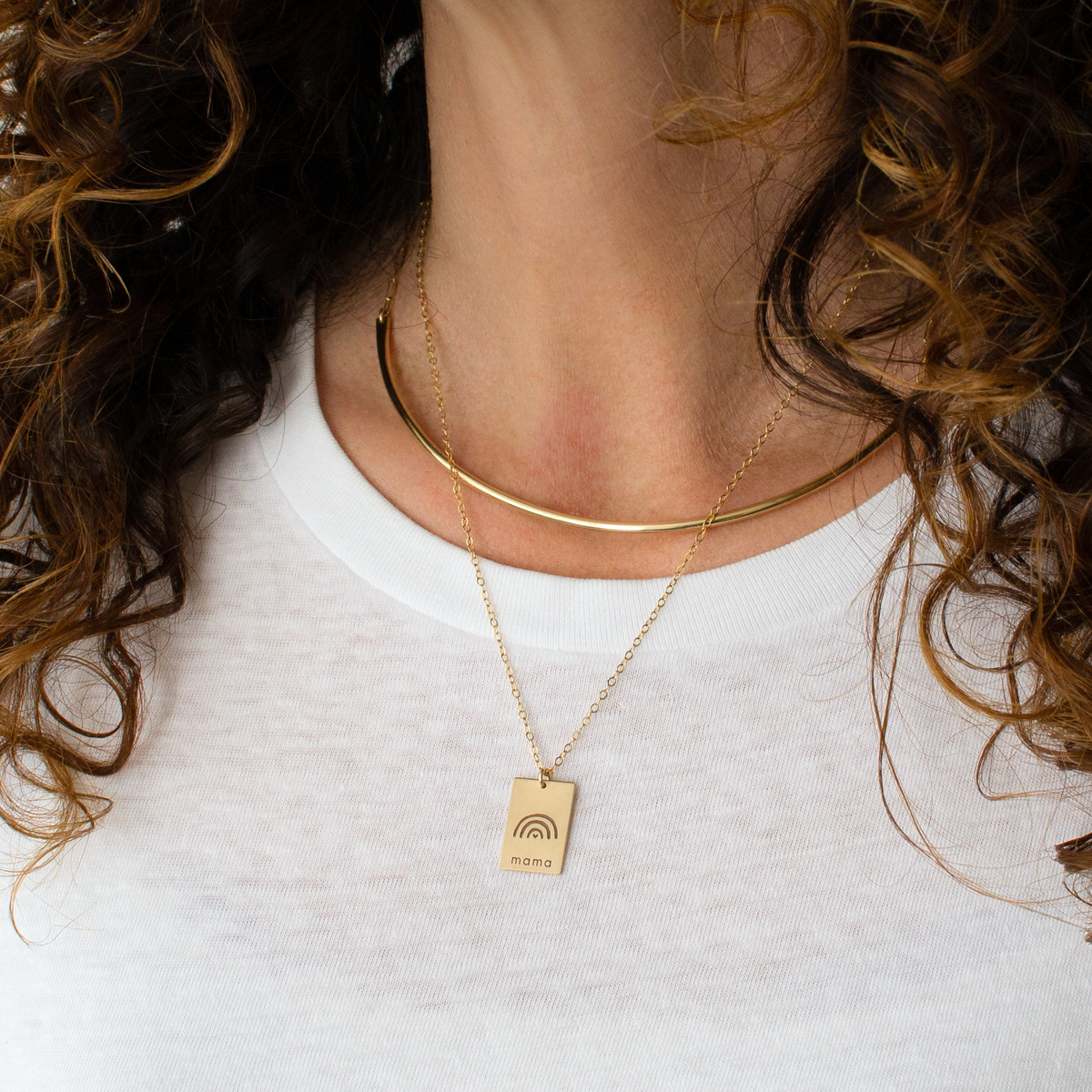 Large Rectangle Necklace