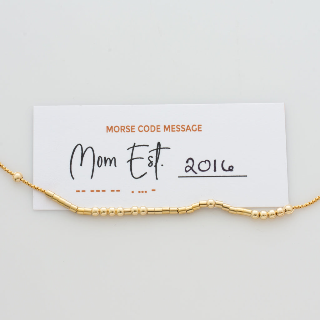 &quot;Mom Est&quot;  Morse Code