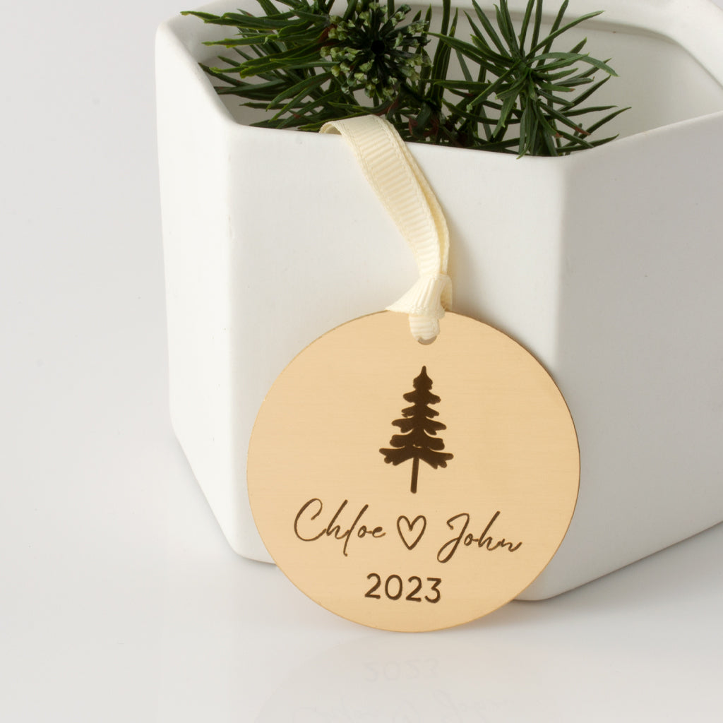 Names and Date Ornament