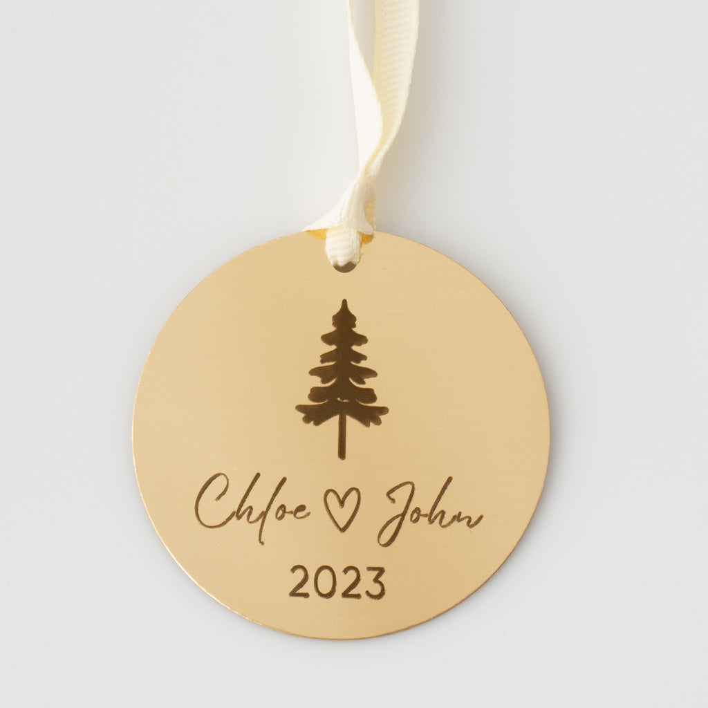 Names and Date Ornament
