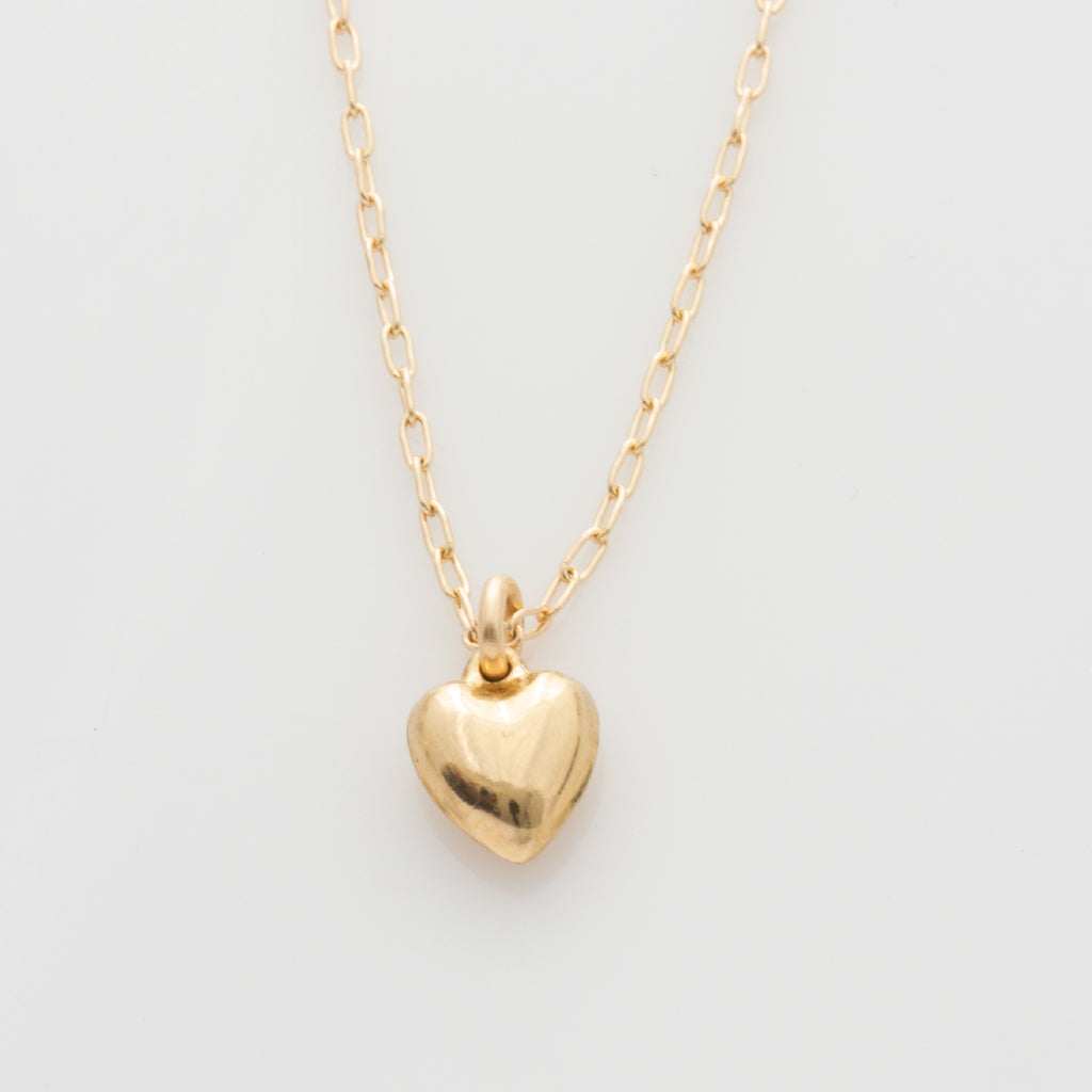 Puffy Heart Necklace – Joy Dravecky