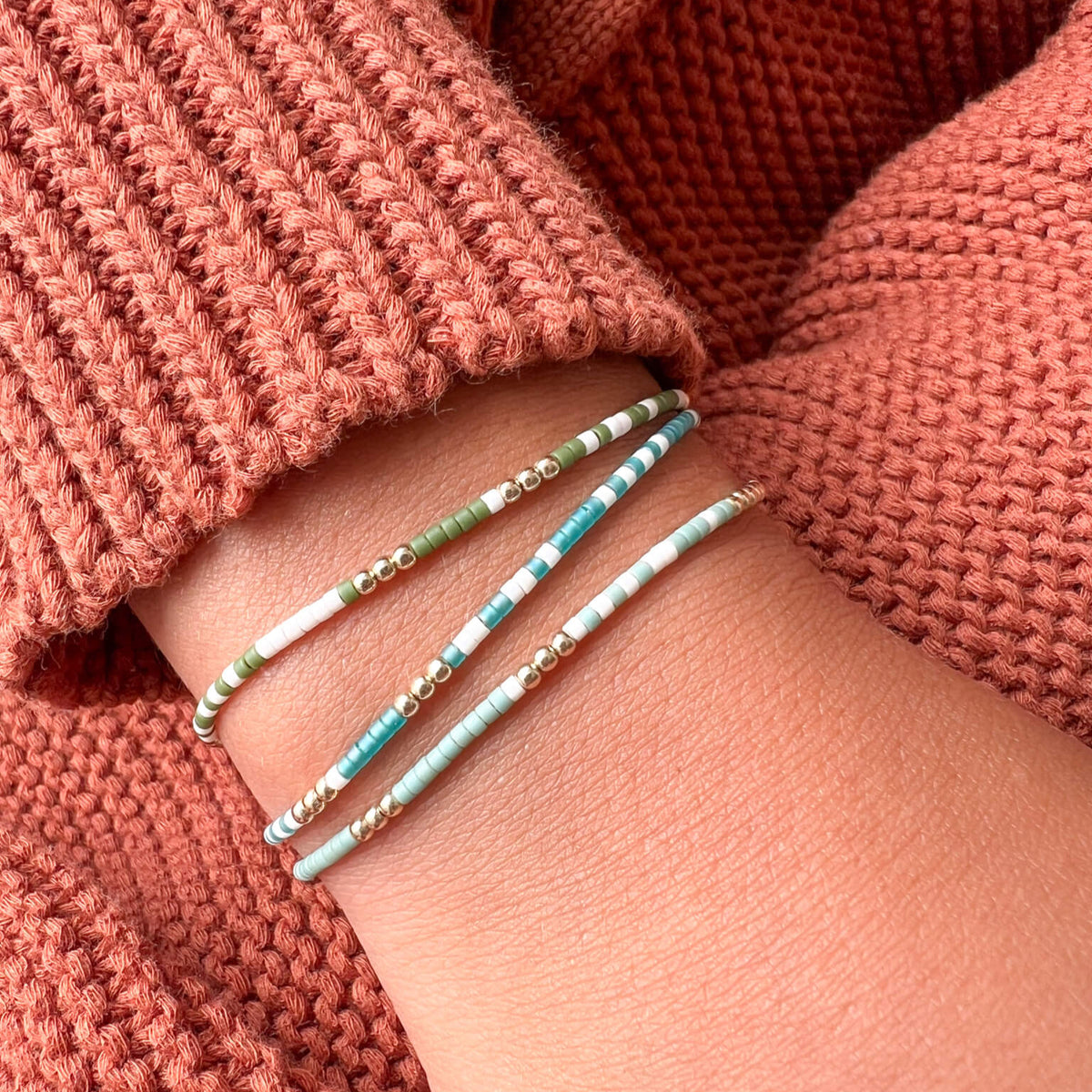 &quot;Fuck The Patriarchy&quot; Adjustable Silk Morse Code Bracelet