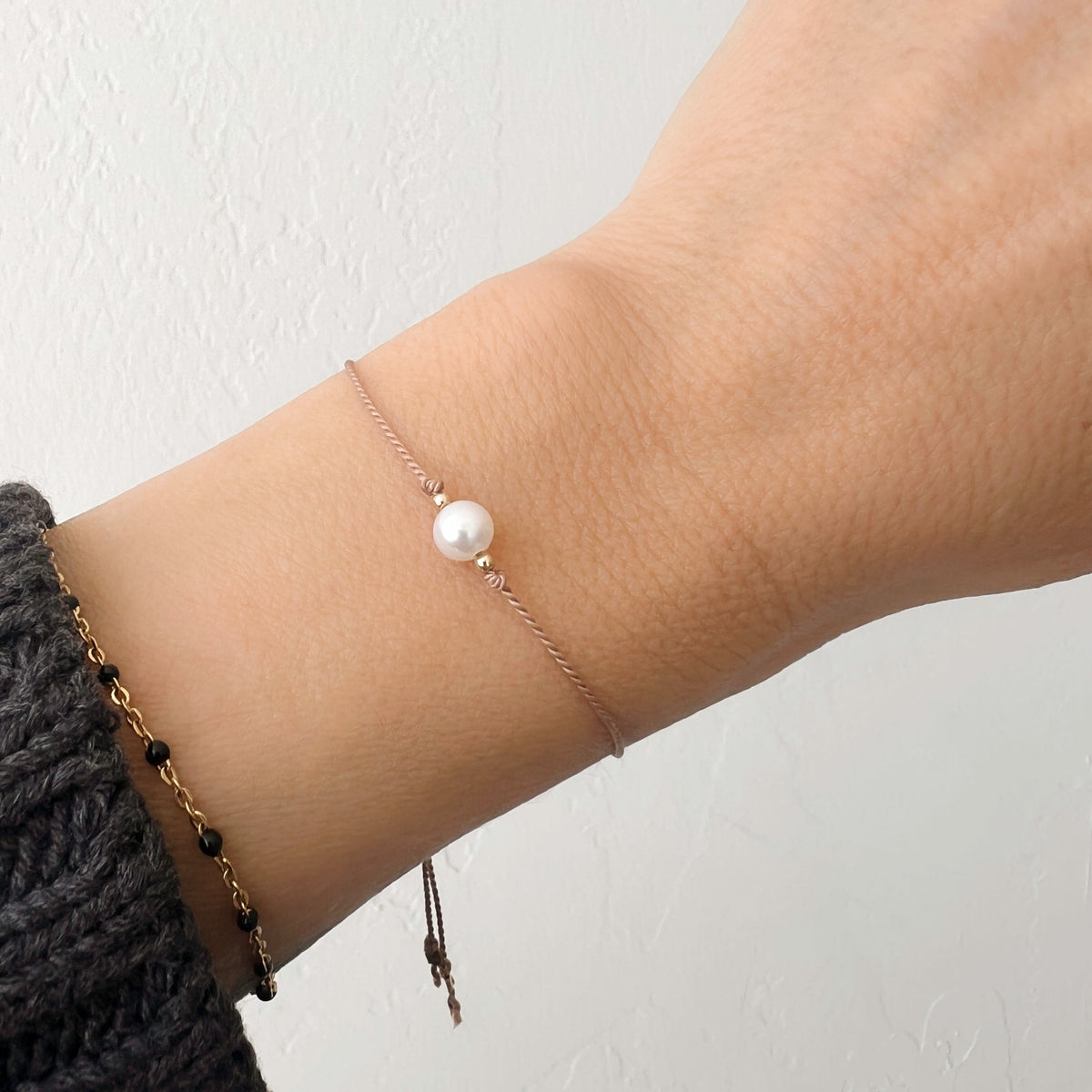 Silk Pearl Bracelet