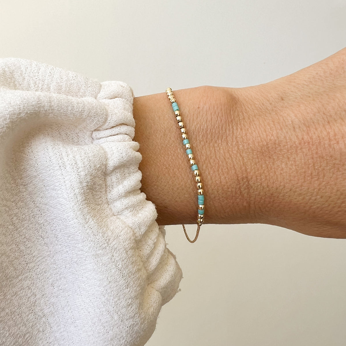 &quot;Sun Salt Sand&quot; Morse Code Bracelet