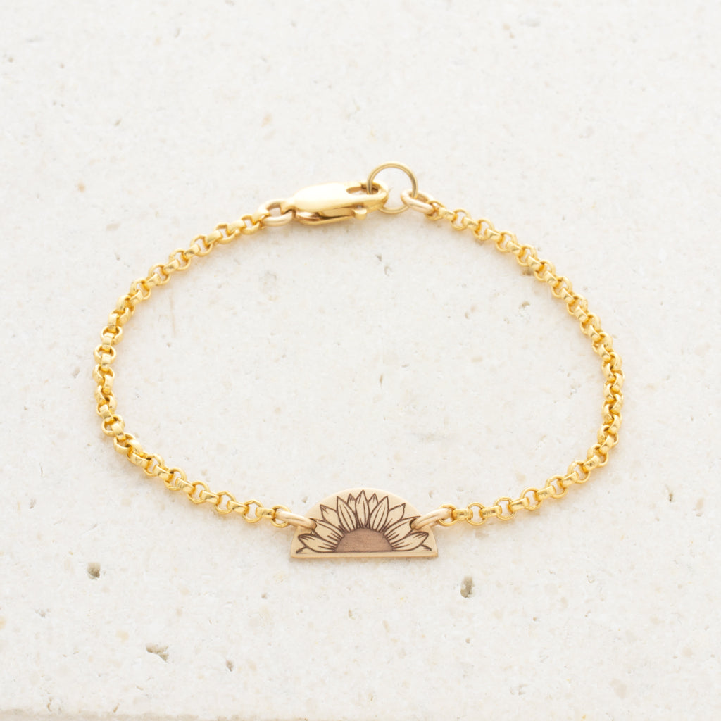 Mini Sunflower Bracelet