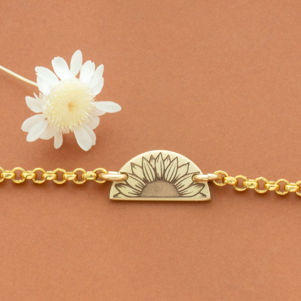 Mini Sunflower Bracelet