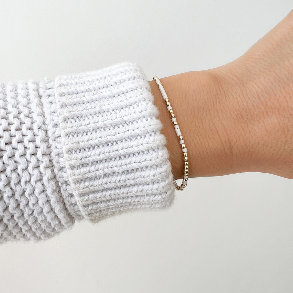 &quot;Thank You For Being A Friend&quot; Morse Code Bracelet