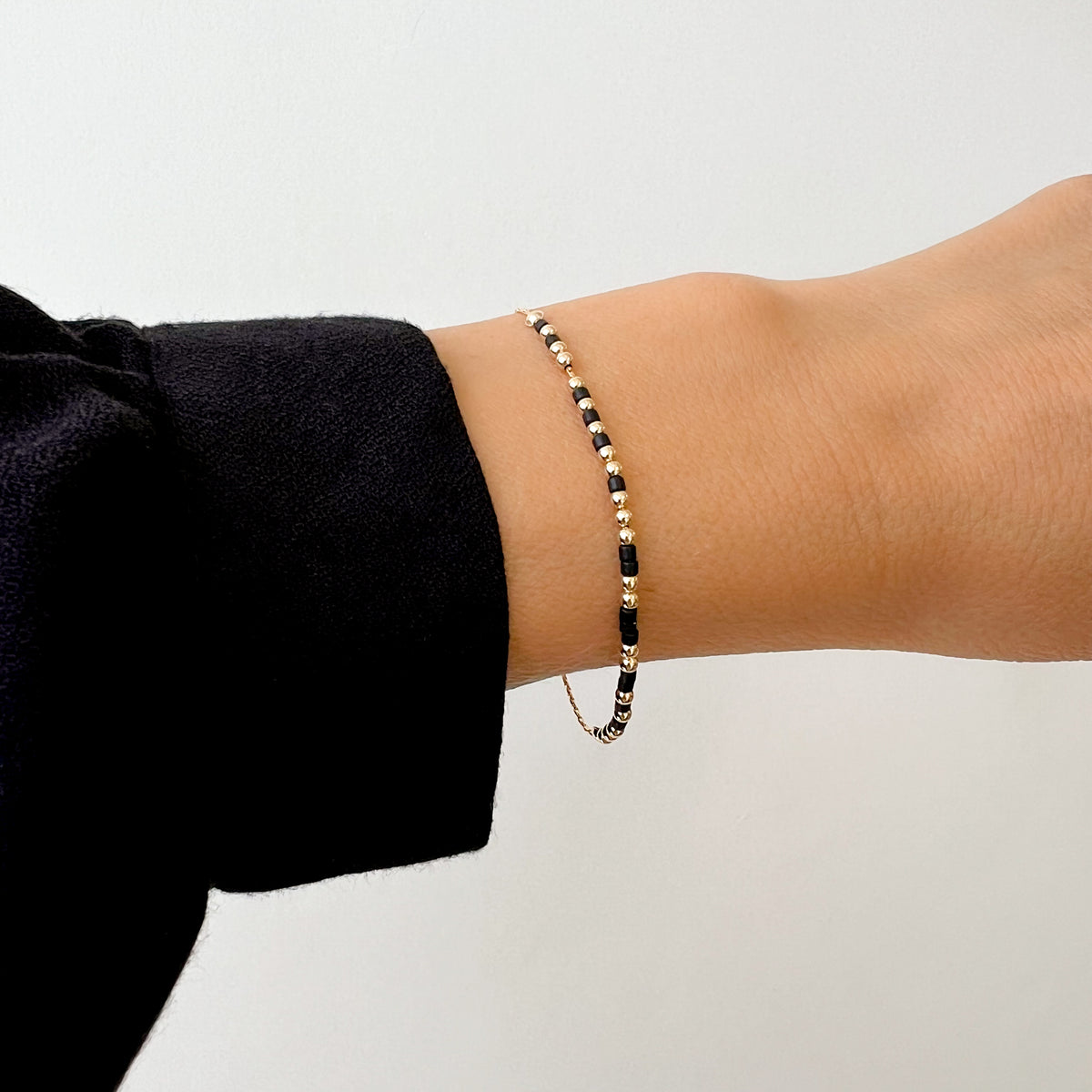 &quot;True Crime Junkie&quot; Morse Code Bracelet