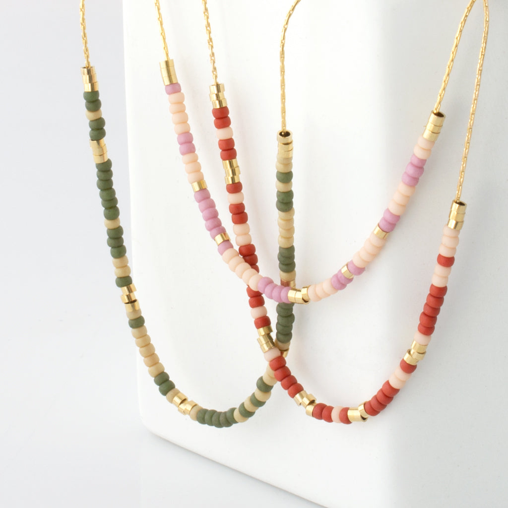 Custom Two-Tone Morse Code Necklace