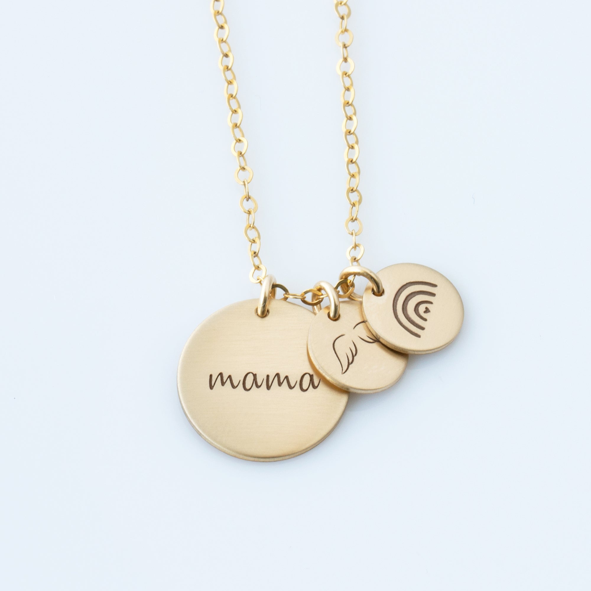 Angel Rainbow Baby Necklace LEILA - Main Image