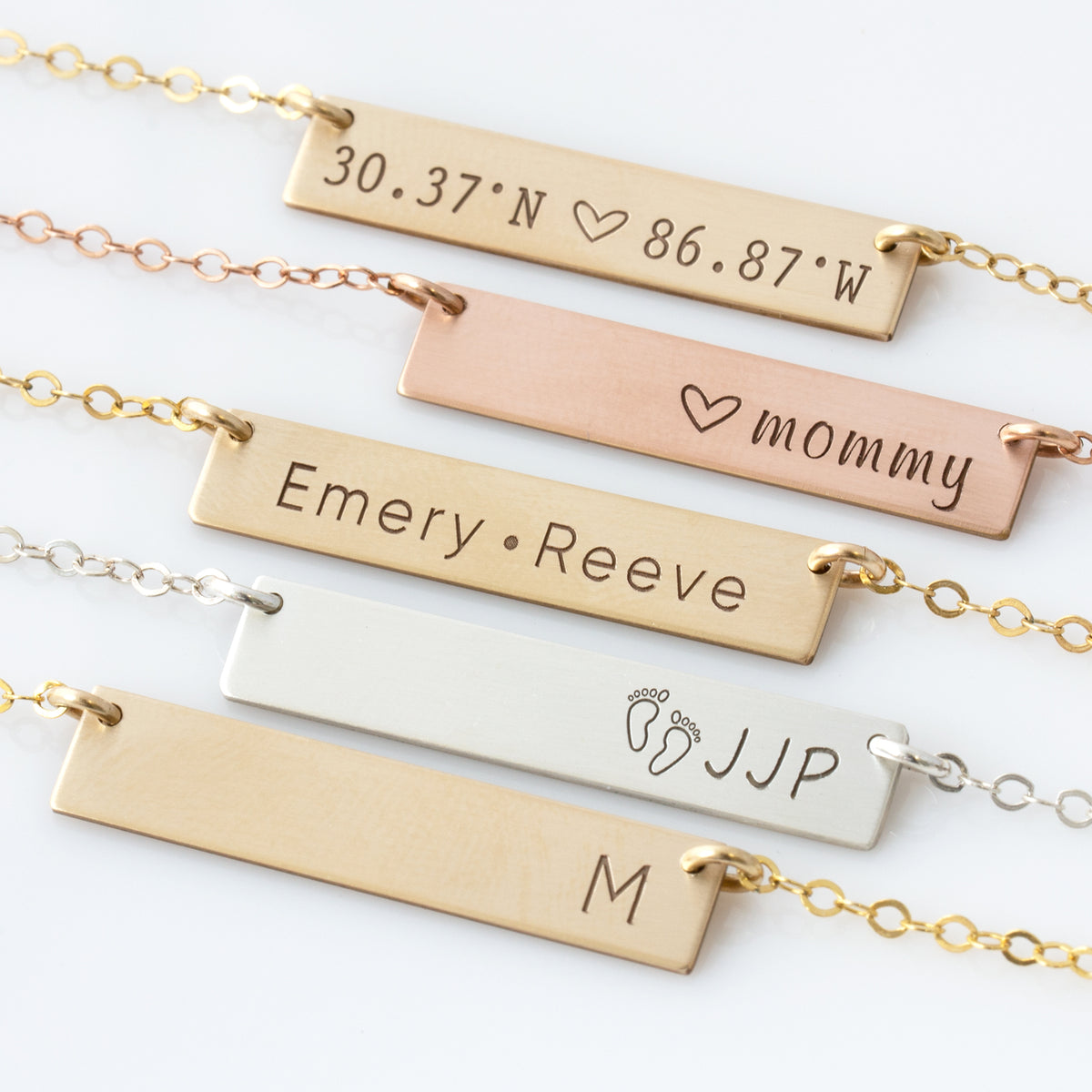 Personalized Bar Necklace