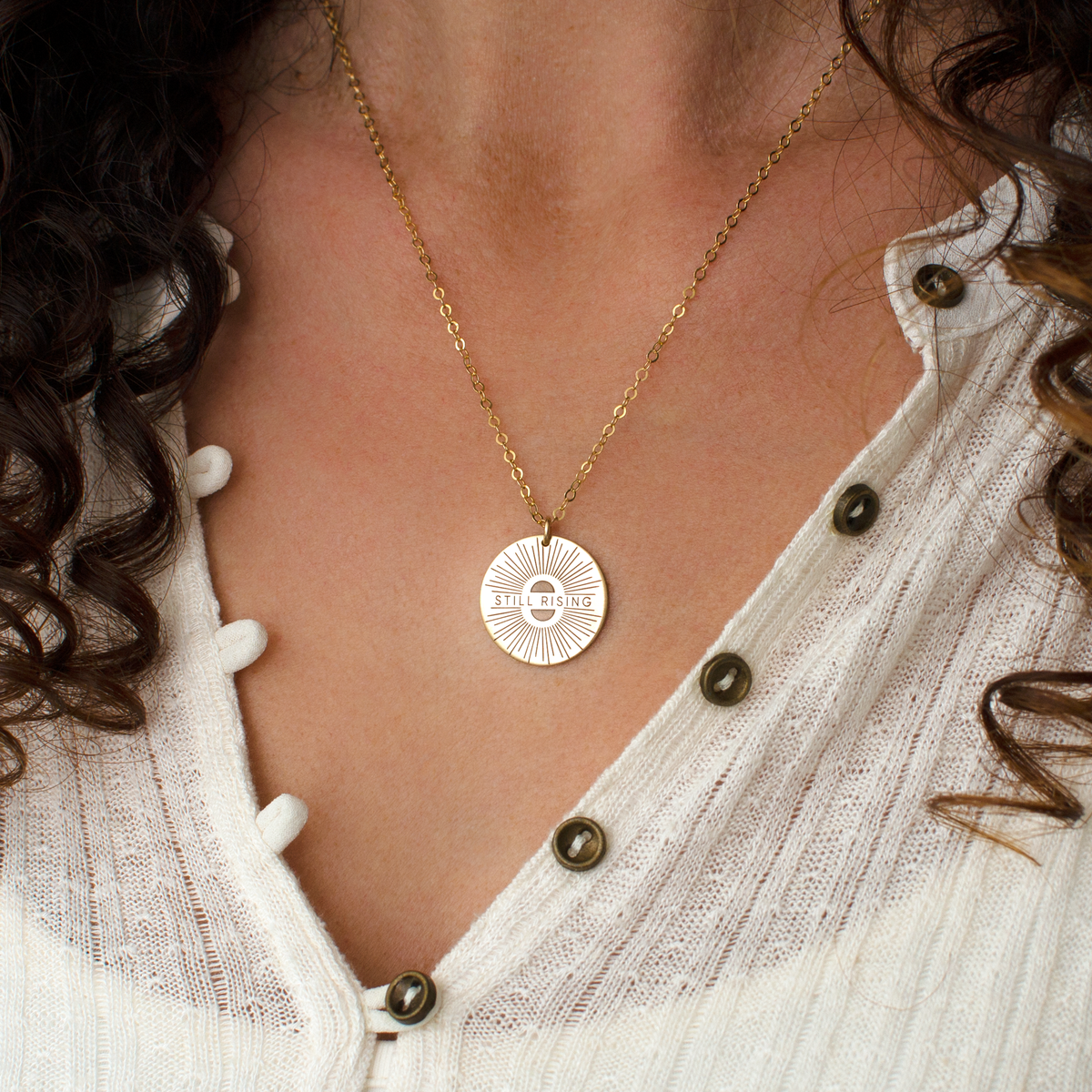 Personalized Sun Necklace