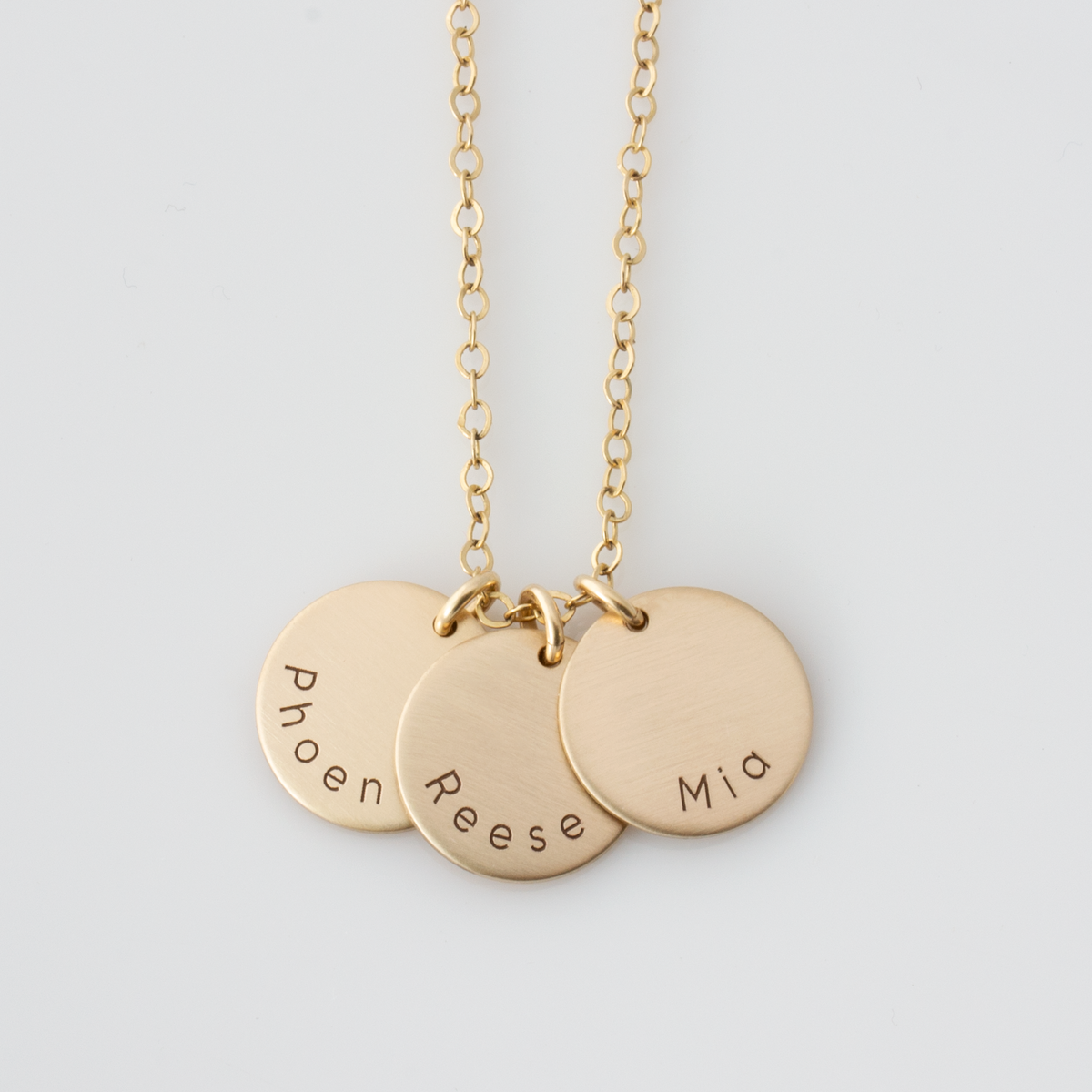 Bottom Curve Name Necklace