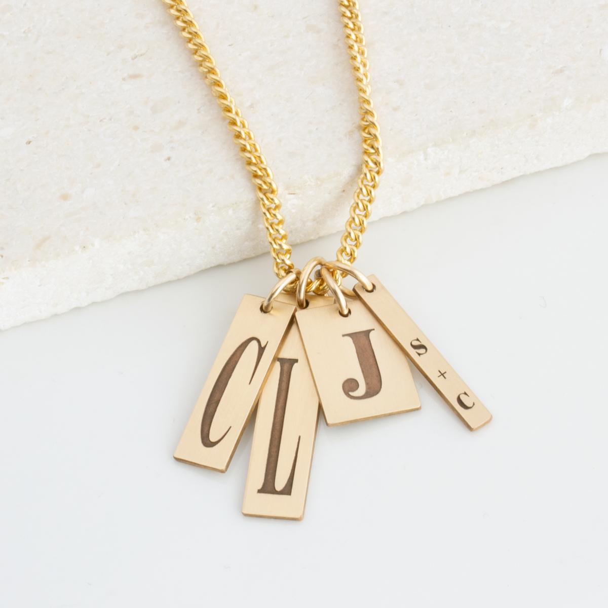 Family Tags Necklace