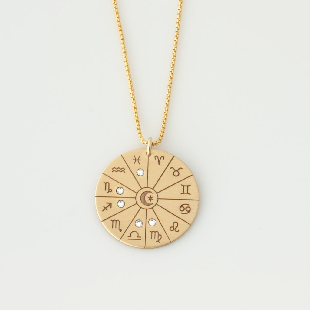 XL Zodiac Wheel Necklace