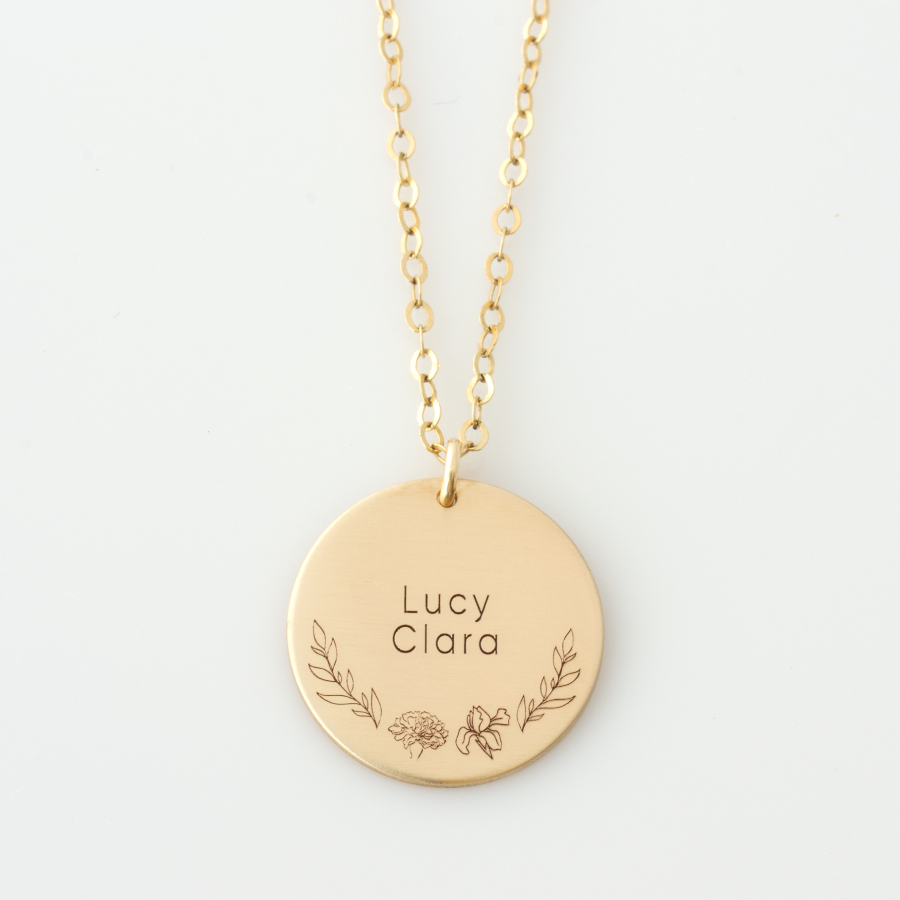 Laurel Wreath Birth Flower Necklace - LEILA