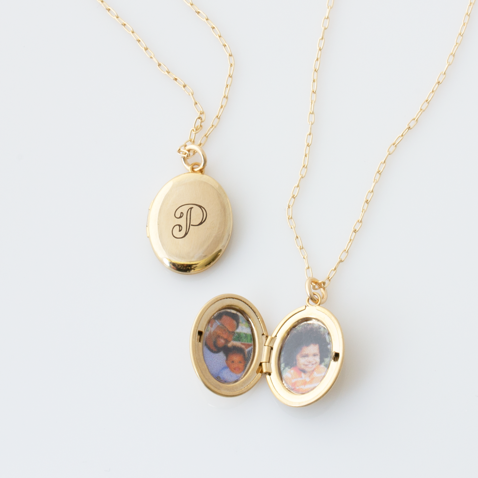 Oval Locket Necklace