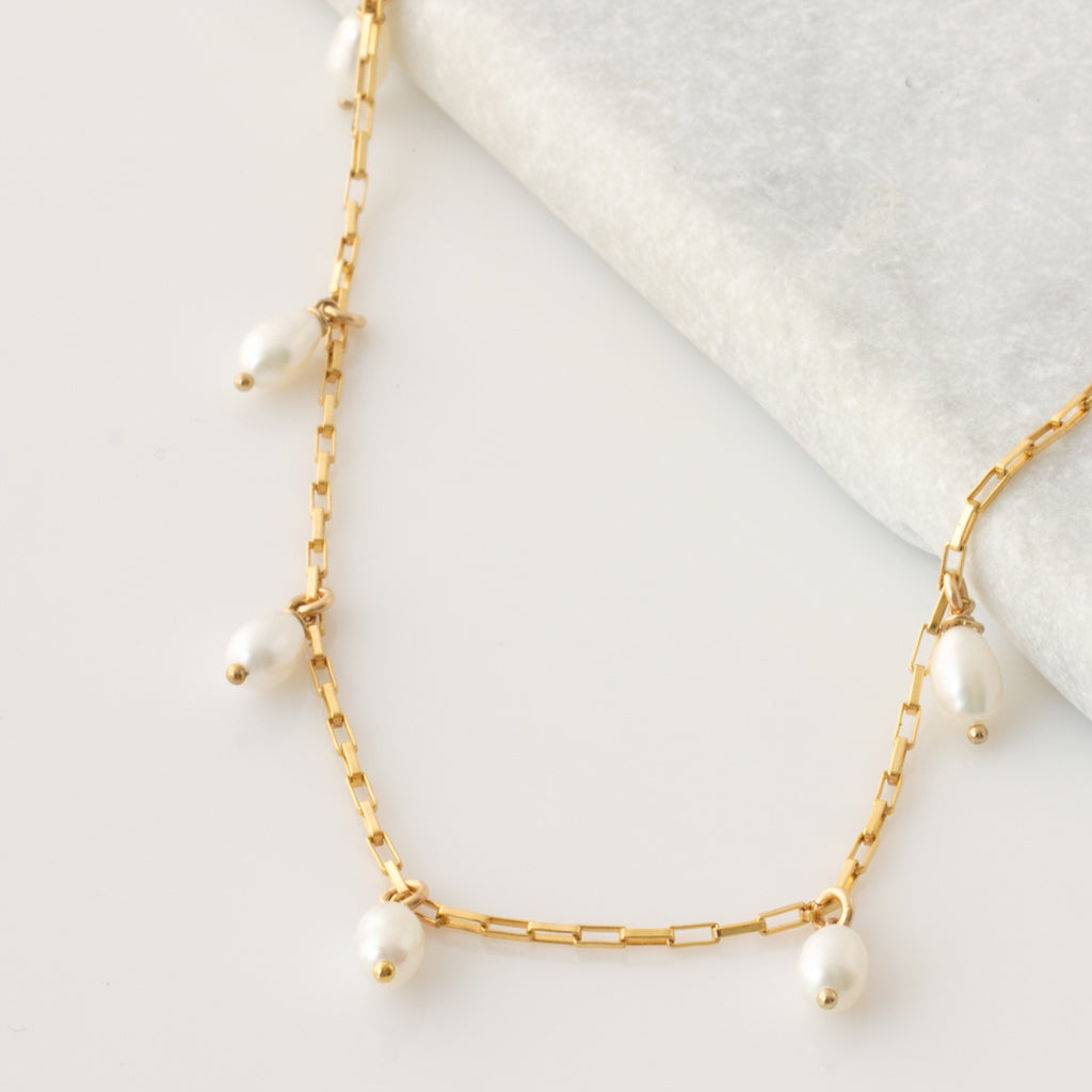 Pearl Dew Drops Necklace