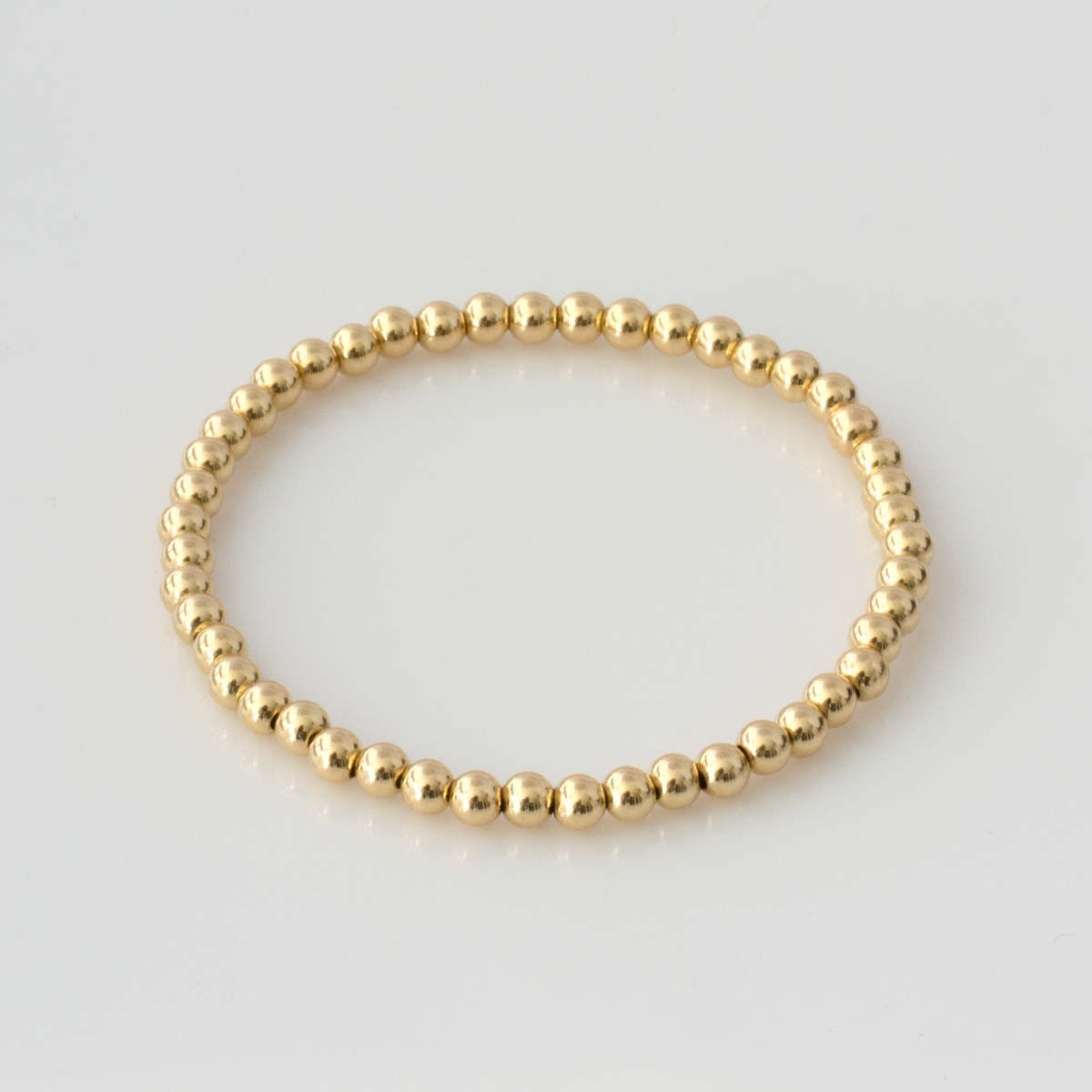 Small gold ball bracelet deals